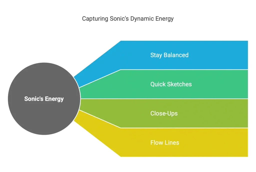 Sonic jumpy energy - Infographics