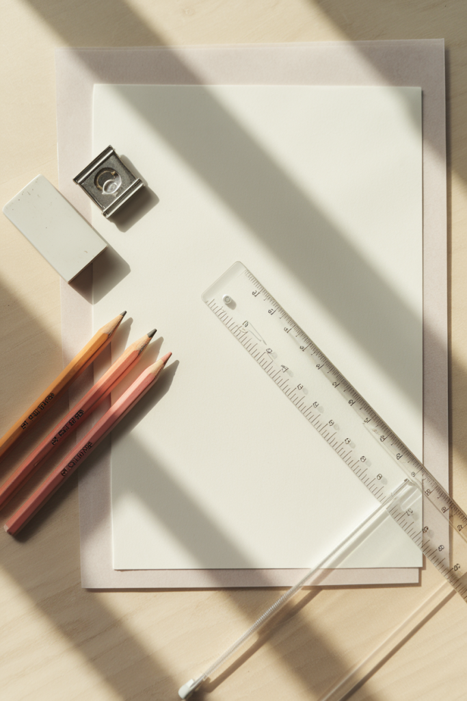 Materials Needed To Draw Sonic