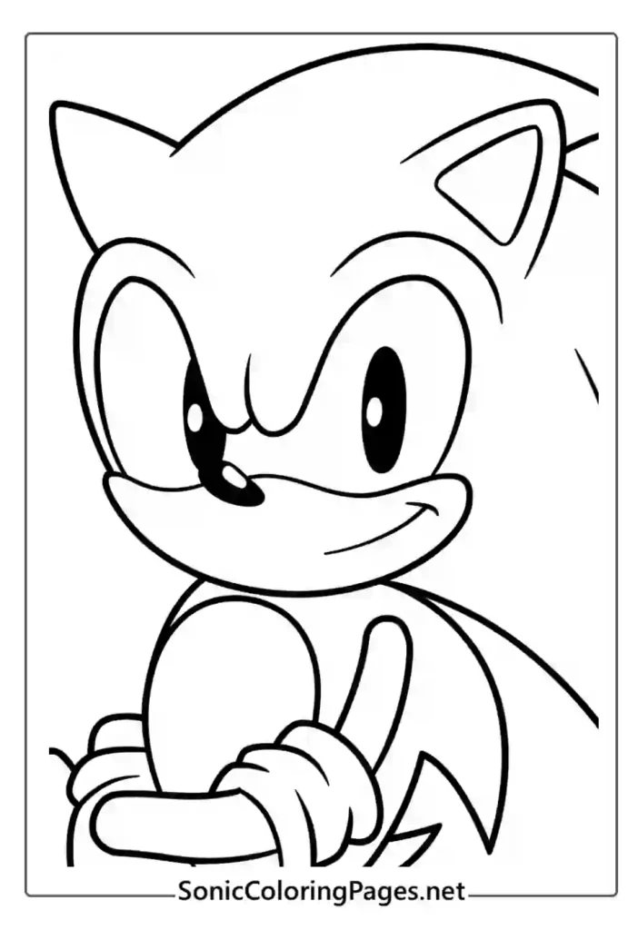 Sonic Coloring Pages Sheet 12
