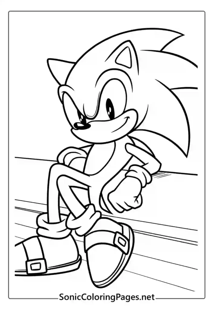 Sonic Coloring Pages Sheet 14