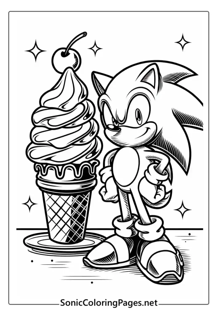 Sonic Coloring Pages Sheet 20 - soniccoloringpages.net