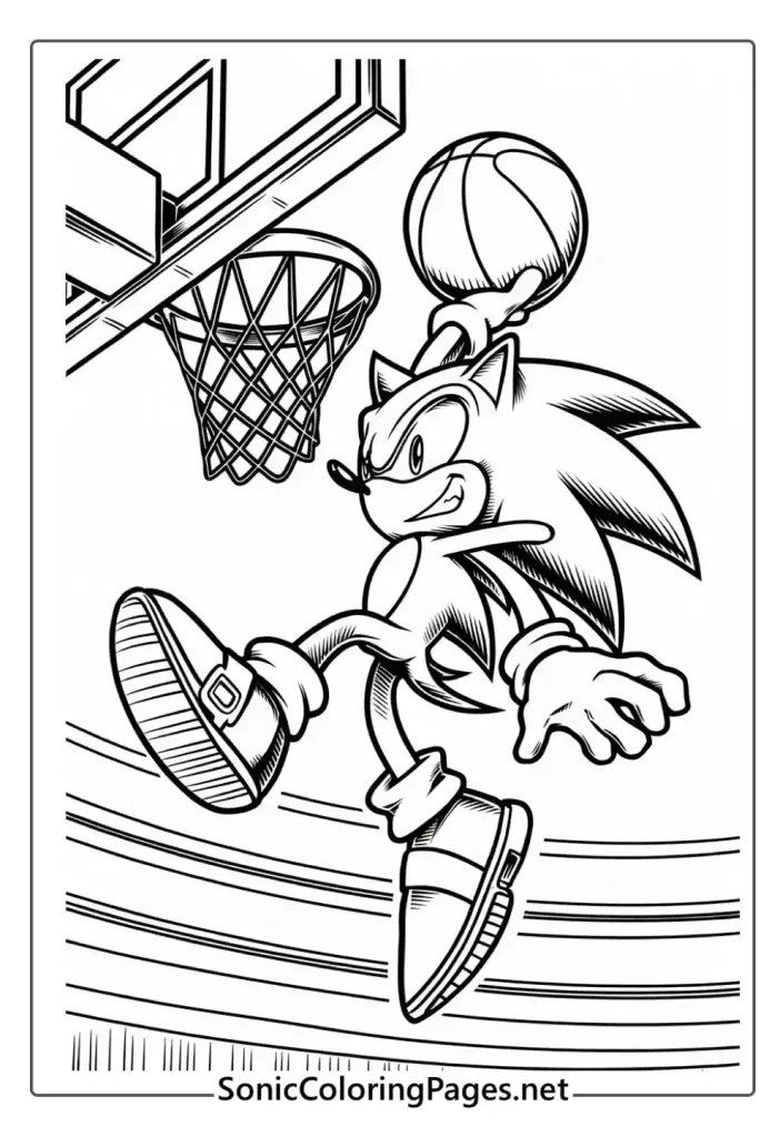 Sonic Coloring Pages Sheet 21 - soniccoloringpages.net