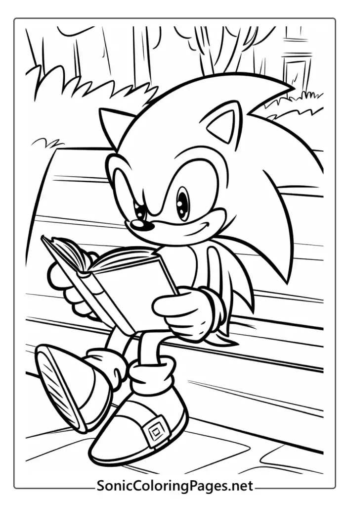 Sonic Coloring Pages Sheet 22 - soniccoloringpages.net