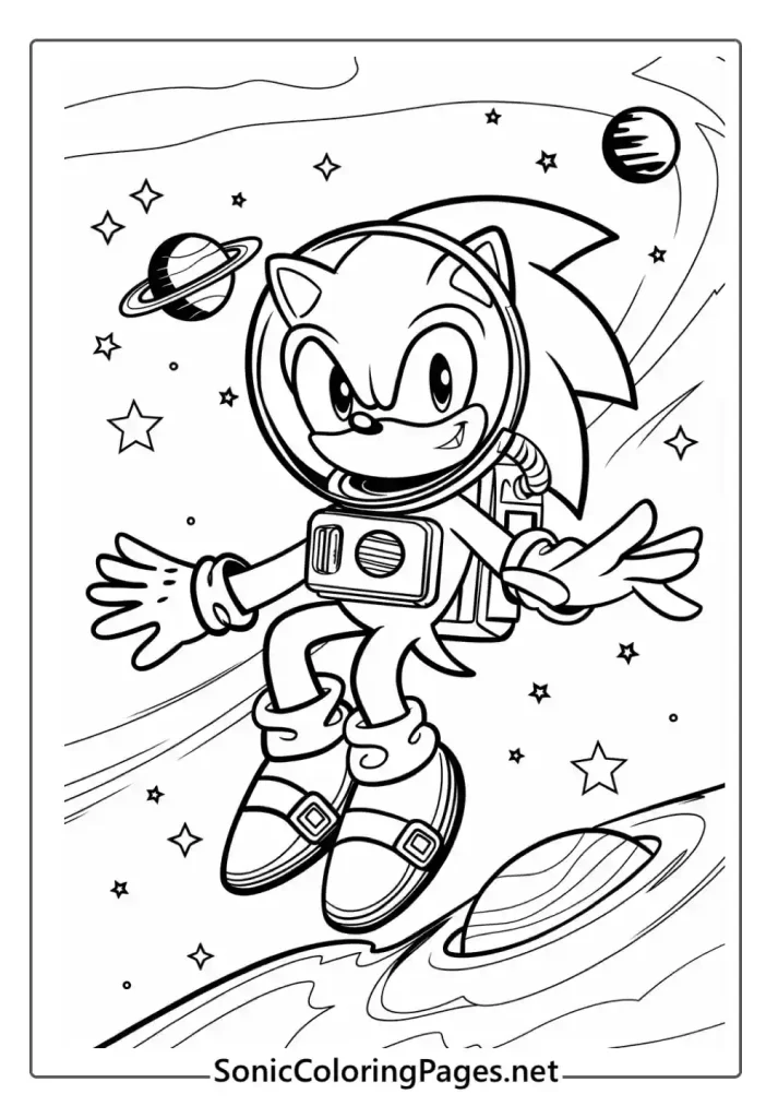 Sonic Coloring Pages Sheet 27 - soniccoloringpages.net