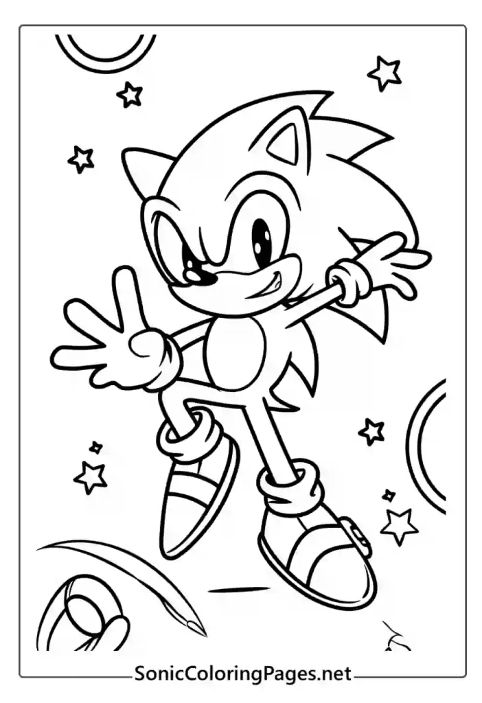 Sonic Coloring Pages Sheet 29 - soniccoloringpages.net