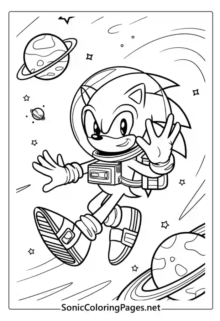 Sonic Coloring Pages Sheet 31 - soniccoloringpages.net