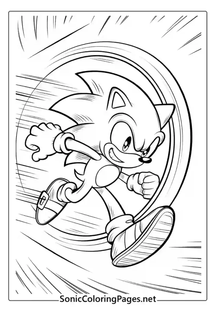 Sonic Coloring Pages Sheet 33 - soniccoloringpages.net