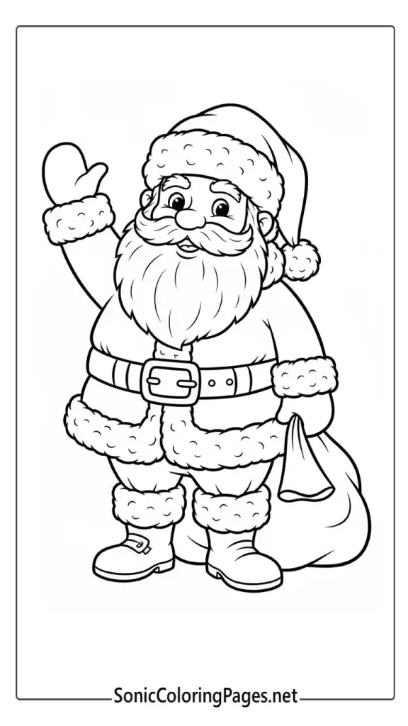 Sonic Christmas Coloring Pages: Festive Printables & Fun 2 Sonic Christmas Coloring Pages Sheet 1