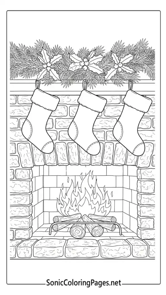 Sonic Christmas Coloring Pages: Festive Printables & Fun 8 Sonic Christmas Coloring Pages Sheet 7